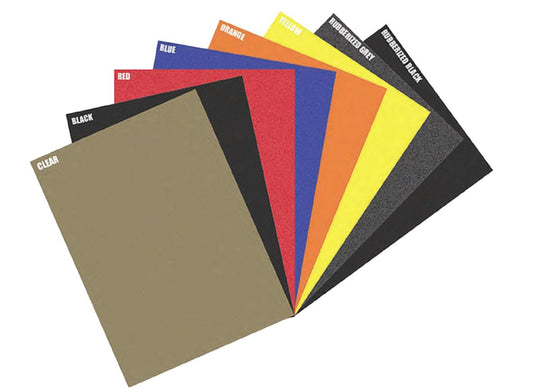 Dcor 40-80-098 Grip Tape Sheet - 12in. x 18in. - Coarse - Yellow