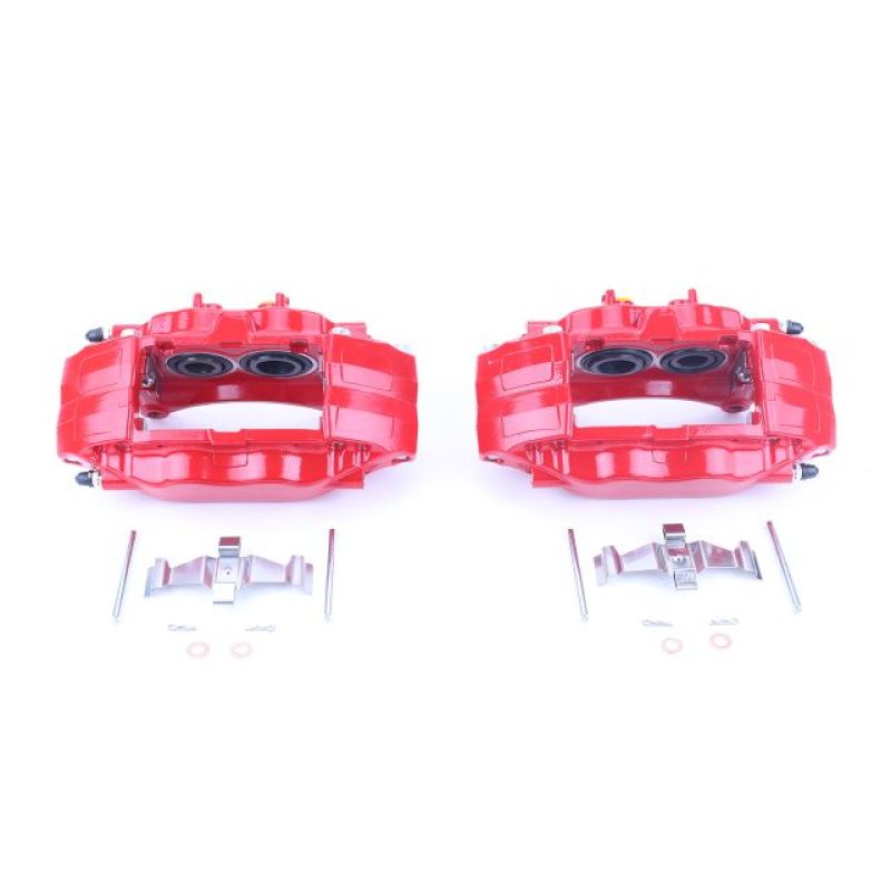 Load image into Gallery viewer, Powerstop S3698 PSB Red Calipers
