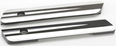 Harddrive HE-104611-A Saddlebag Latch Covers - Machined Finish Black