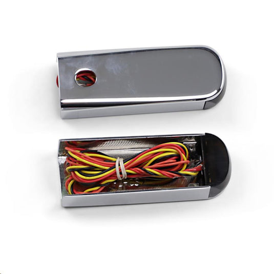 Alloy Art SSL-BR-2C Strut Mount LED Lights - Smoke Lens - Raw Finish