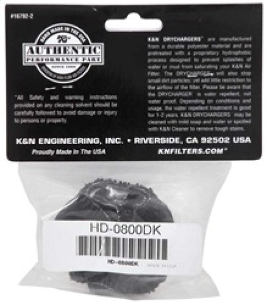 K&N Engineering HD-0800DK KN DryCharger Air Filter Wrap