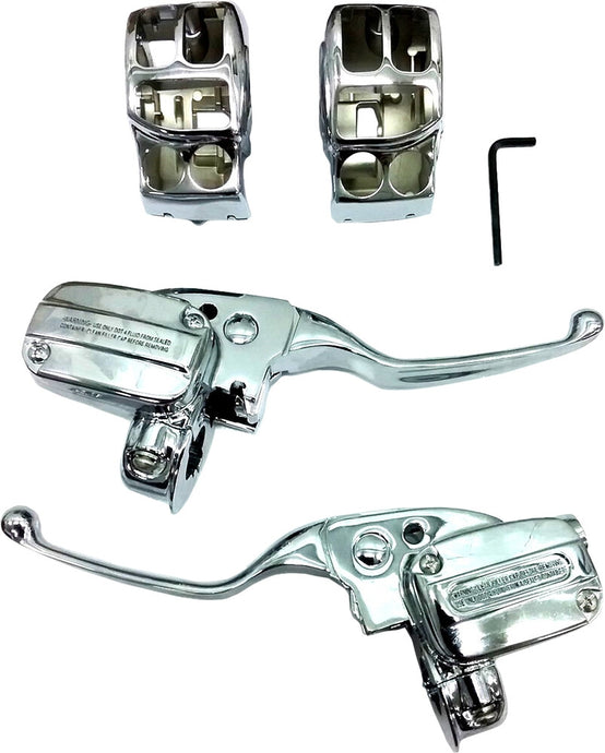Harddrive 053978 Handlebar Control Kit - Hydraulic Clutch - Chrome