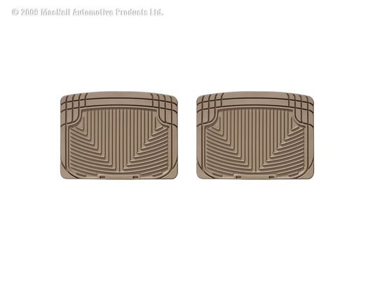 Weathertech W20TN WT Rubber Mats - Rear - Tan