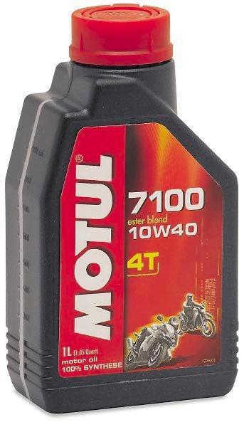 Motul 104097 7100 4T Synthetic Ester Motor Oil - 10W50 - 1L.