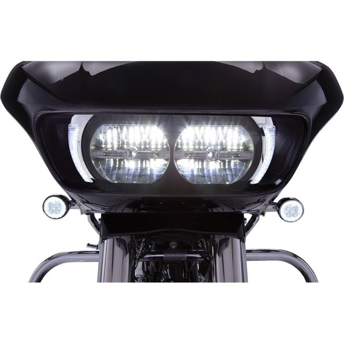 Ciro 45250 Fang Headlight Bezel - Chrome