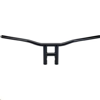 Biltwell Inc. 6238-2013 1in. Tyson XL 8in. Slotted Handlebar - Black Electroplated