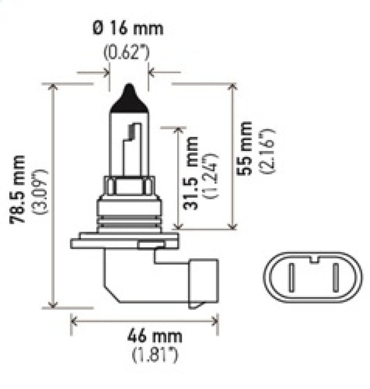 Hella H71071432 HELLA Halogen Bulb