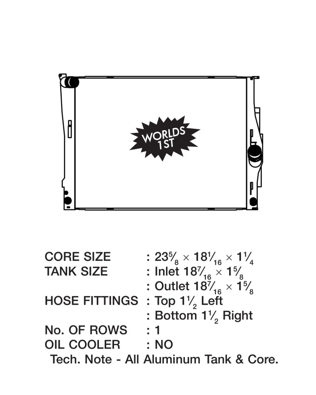 Load image into Gallery viewer, Csf 7001 CSF Radiators - Aluminum
