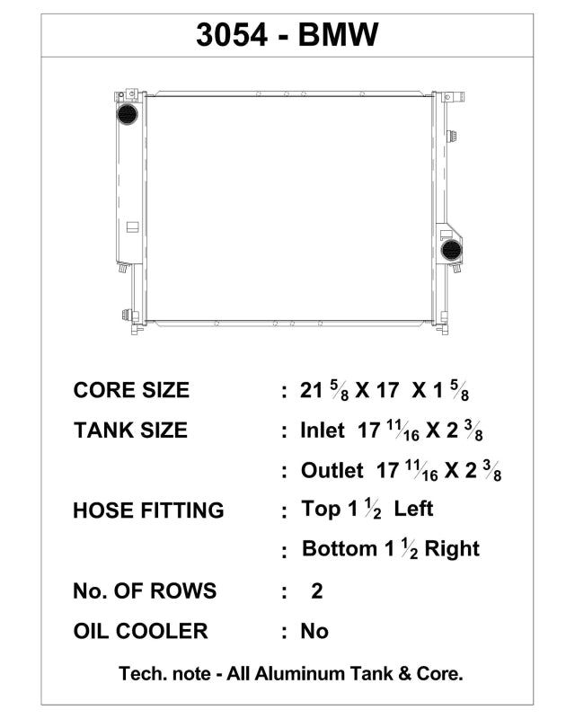 Load image into Gallery viewer, Csf 3054 CSF Radiators - Aluminum
