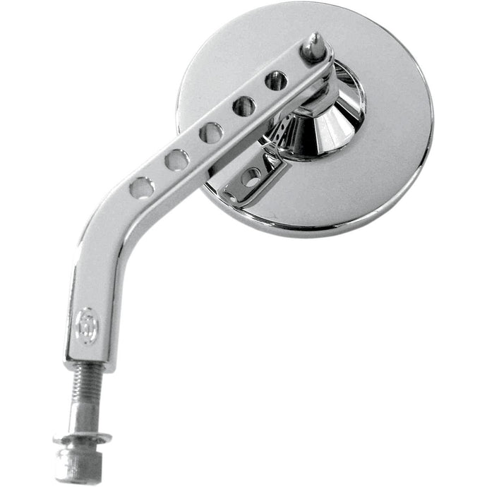 Joker Machine 03-017L View Tech VII Billet Mirror (Stock Mirror Position) - Chrome - Left