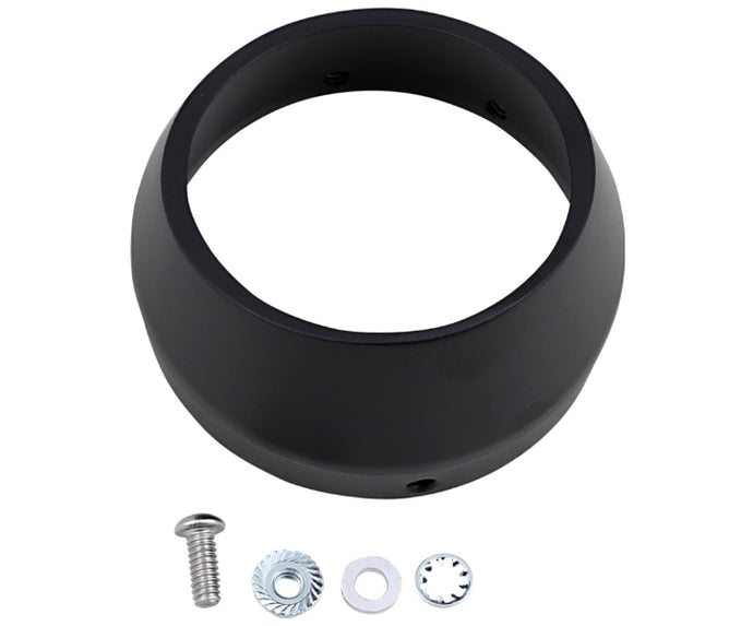 Bassani Manufacturing BESM1B End Cap for Black Slash-Cut