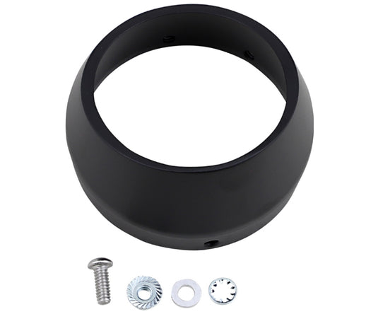 Bassani Manufacturing BESM1B End Cap for Black Slash-Cut