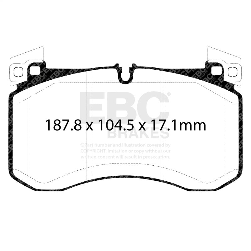 Load image into Gallery viewer, Ebc DP42409R EBC Yellowstuff Brake Pad Sets
