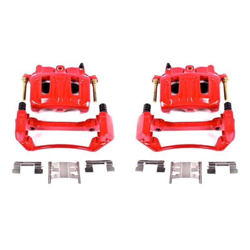 Load image into Gallery viewer, Powerstop S4750 PSB Red Calipers
