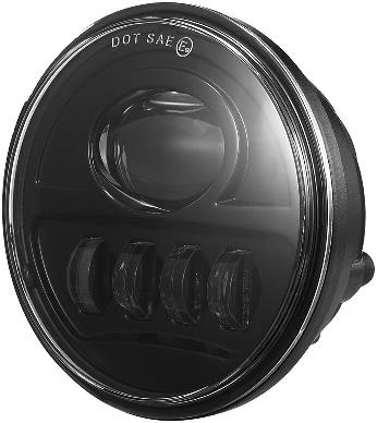 Pathfinder HDPL4B 4.5in. Modern LED Passing Lamps Kit - Black