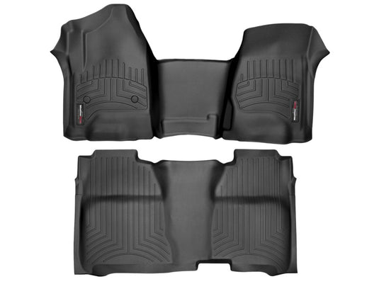 Weathertech 445431-445422 WT FloorLiner - Rear - Blk