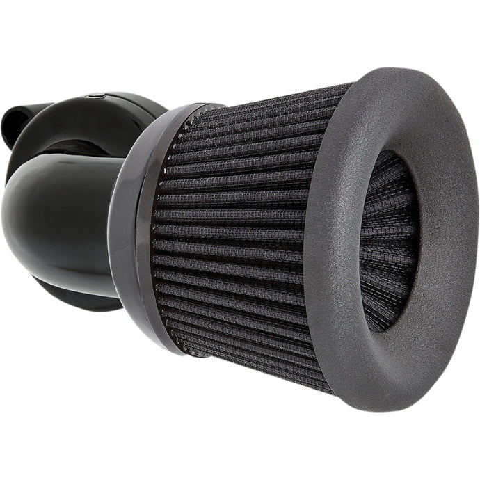 Arlen Ness 600-032 Velocity 90deg. Air Cleaner Kit - Black
