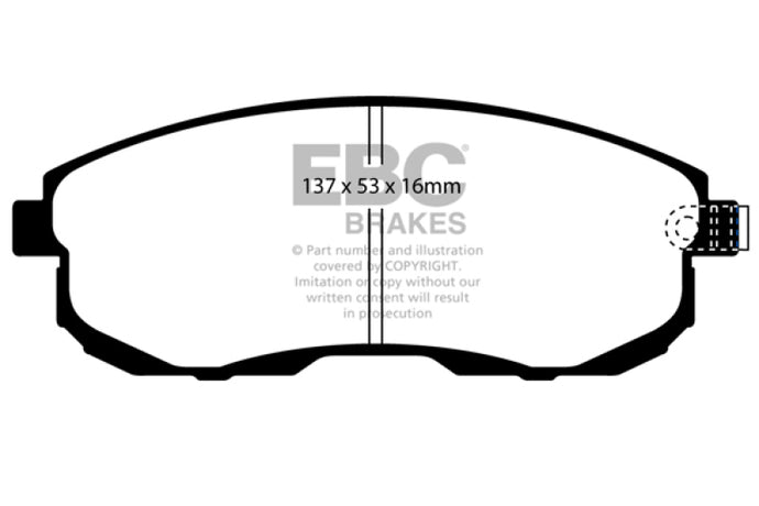 Ebc DP31636C EBC Redstuff Brake Pad Sets