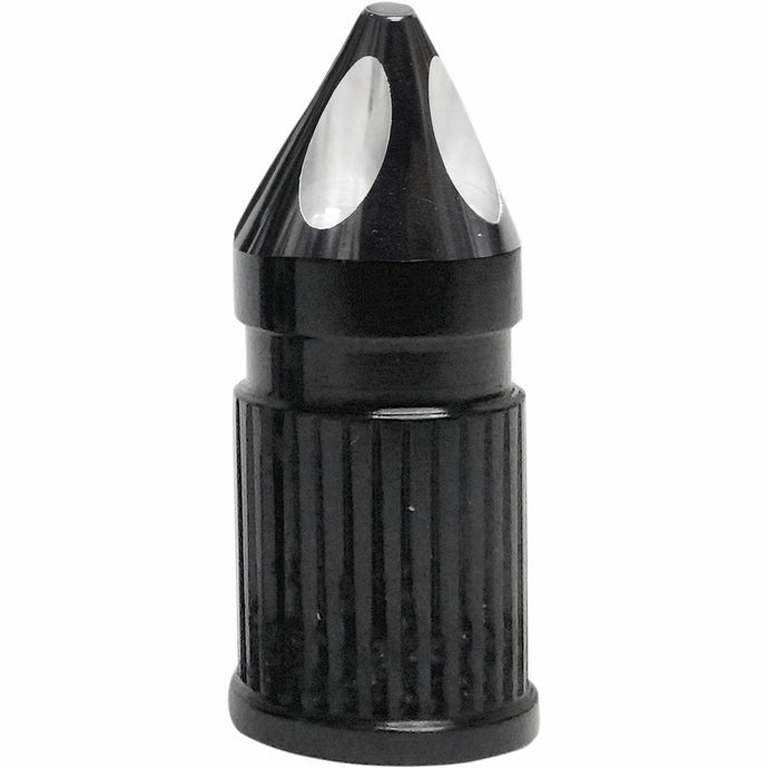 Avon Grips SVC-308-ANO-SPK Valve Stem Caps - Spike - Black