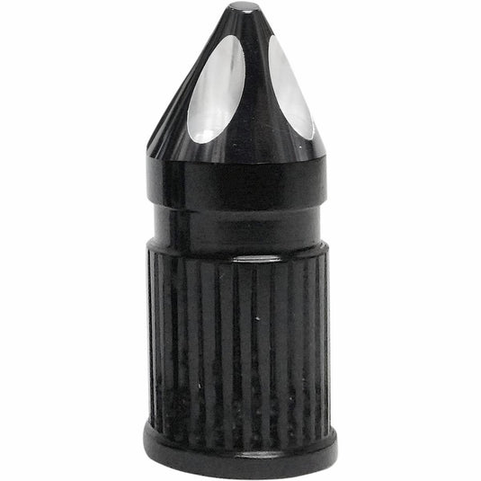 Avon Grips SVC-308-ANO-SPK Valve Stem Caps - Spike - Black