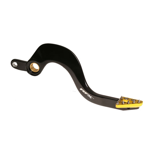 Rfx FXRB 30201 99YL Pro Series Rear Brake Pedal with Hard Anodized Solid Tip - Yellow