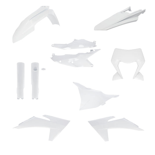 Acerbis 2986550002 Full Plastic Kit - White