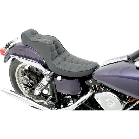 Drag Specialties 0805-0093 Mini King and Queen Seat - Scorpion Stitch