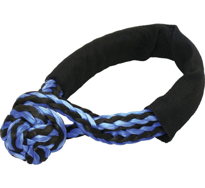 Kfi Products KFI-SS-44 Soft Shackle - 7/8in. x 6in. - Blue/Black