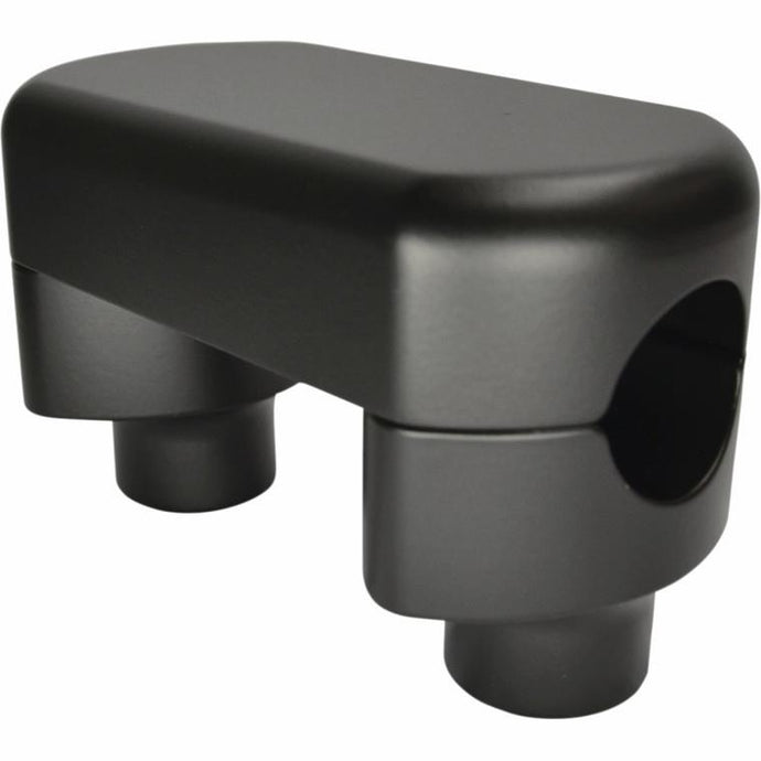 La Choppers LA-7446-01M Hefty Handlebar Riser/Top Clamp Kit - 1-1/2in. Tall - Flat Black