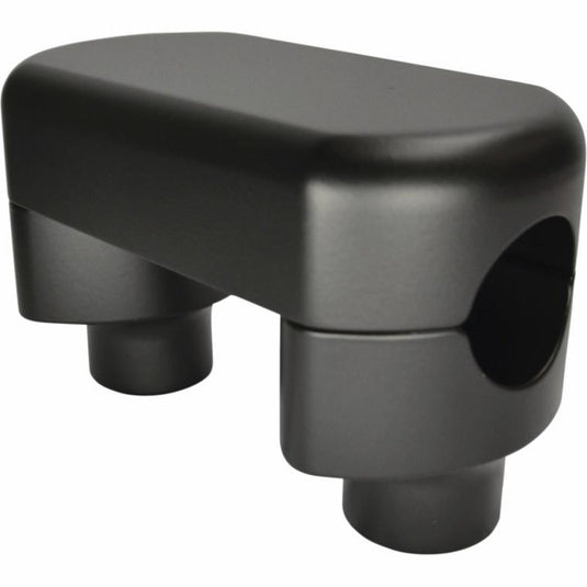 La Choppers LA-7446-01M Hefty Handlebar Riser/Top Clamp Kit - 1-1/2in. Tall - Flat Black