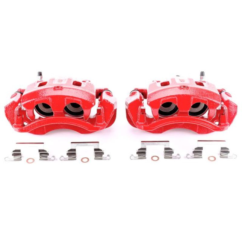 Load image into Gallery viewer, Powerstop S4752 PSB Red Calipers
