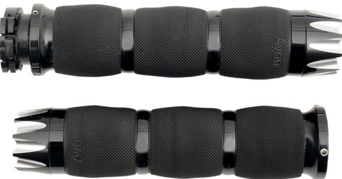Avon Grips MT-IN-AIR-90A-E Excalibur Air Cushioned Grips - Black Anodized