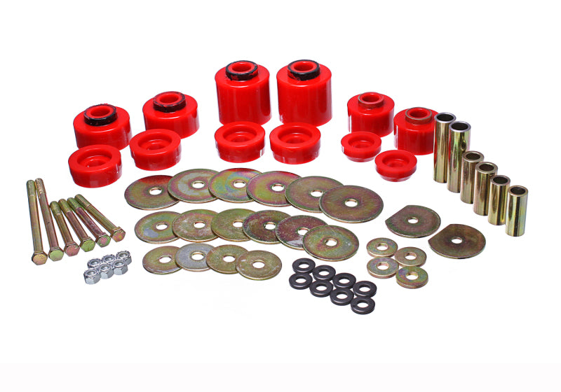 Load image into Gallery viewer, Energy Suspension 4.4123R ES Body Mounts - Red
