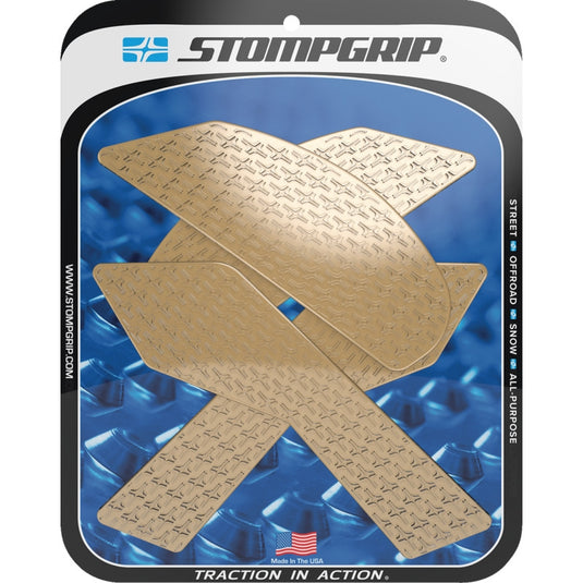 Stompgrip 55-14-0144C Icon Profile Traction Tank Grip - Street - Clear