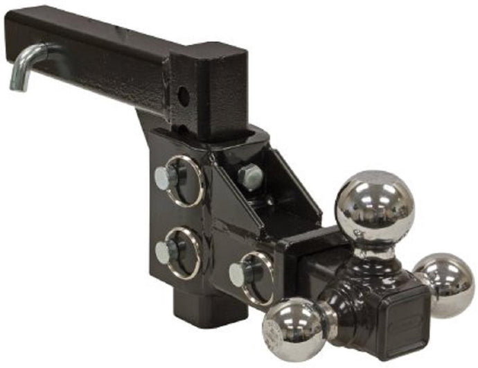 Buyers 1802225 Adjustable Tri-Ball Mount - Chrome
