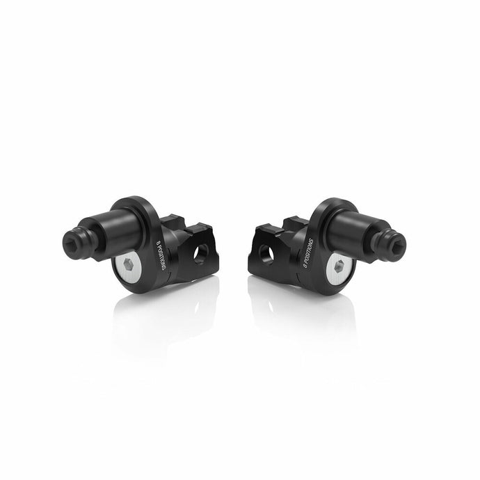 Rizoma PE814B Rider Eccentric Footpeg Mounting Kit