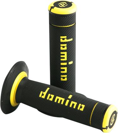 Domino A19041C4740A7-0 Domino Xtreme Grips - Black/Yellow