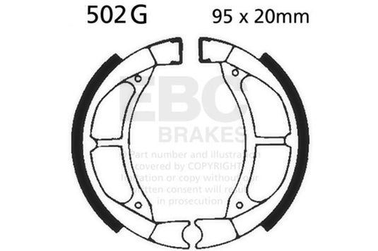 Ebc Powersports 502G EBC HH Sintered Brake Pads