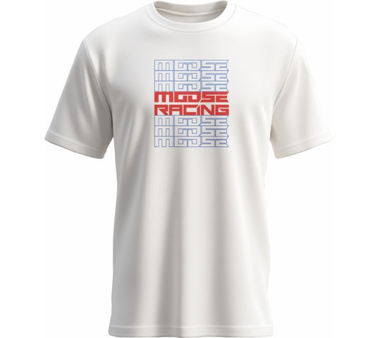 Moose Offroad Recurrence Youth T-Shirt (Medium, White)