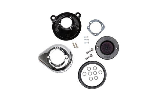 S&S Cycle 170-0725A Air Stinger Stealth Air Cleaner Kit - Chrome