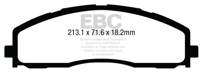 Ebc DP43015R EBC Yellowstuff Brake Pad Sets