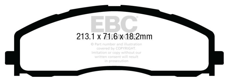 Load image into Gallery viewer, Ebc DP43015R EBC Yellowstuff Brake Pad Sets
