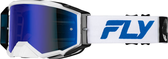 White/Blue / Dark Blue Mirror/Smoke