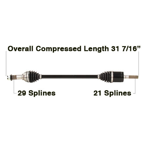 Tytaneum CAN-6080HD Heavy Duty CV Axle