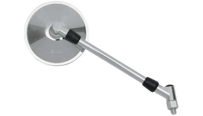 Parts Unlimited 0640-0343 Universal Chrome Mirror - Round