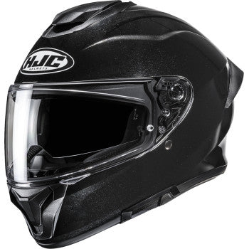 Hjc C71 Solid Helmet (XX-Large, Metal Black)
