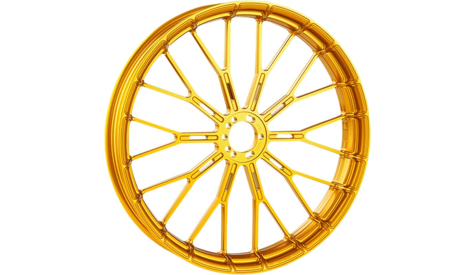 Arlen Ness 71-546 Forged Billet Y-Spoke Rear Rim - 18in. x 5.50in. - Gold