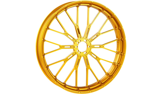 Arlen Ness 71-546 Forged Billet Y-Spoke Rear Rim - 18in. x 5.50in. - Gold