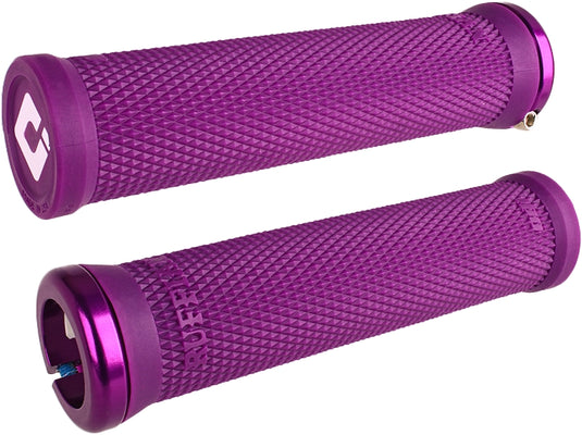 Odi L33RFPR-PR Ruffian V2.1 PWC Lock-On Grips - 135mm - Purple/Purple