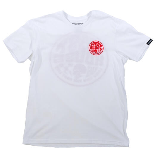 Load image into Gallery viewer, Fasthouse Waxed SS T-Shirt (Small, White)
